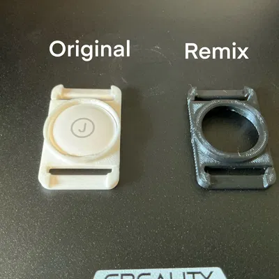 Bản remix kẹp AirTag cho dây đeo balo