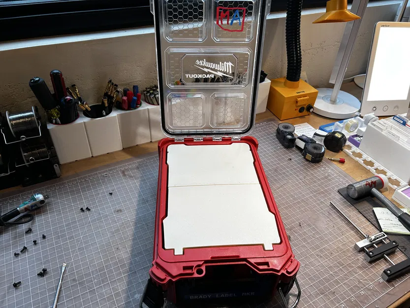 Milwaukee Packout Compact Organizer Internal Profile Blank - Image 1