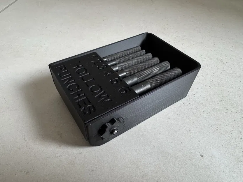 Hộp đựng bộ đục lỗ (Punch Set) hoặc các vật hình trụ khác - Image 2