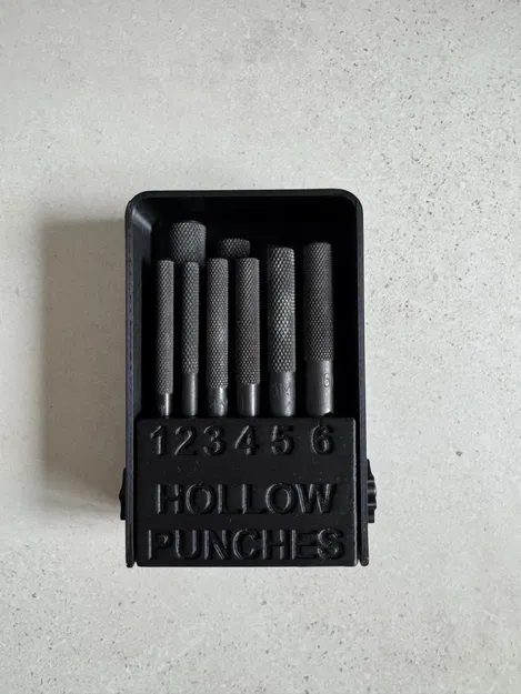 Hộp đựng bộ đục lỗ (Punch Set) hoặc các vật hình trụ khác - Image 3