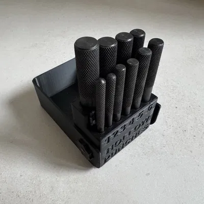 Hộp đựng bộ đục lỗ (Punch Set) hoặc các vật hình trụ khác