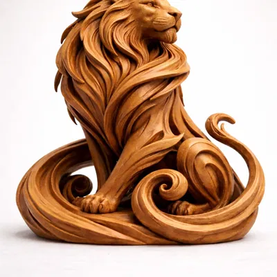 Lion 3d Modell (Mẫu 3D Sư Tử)