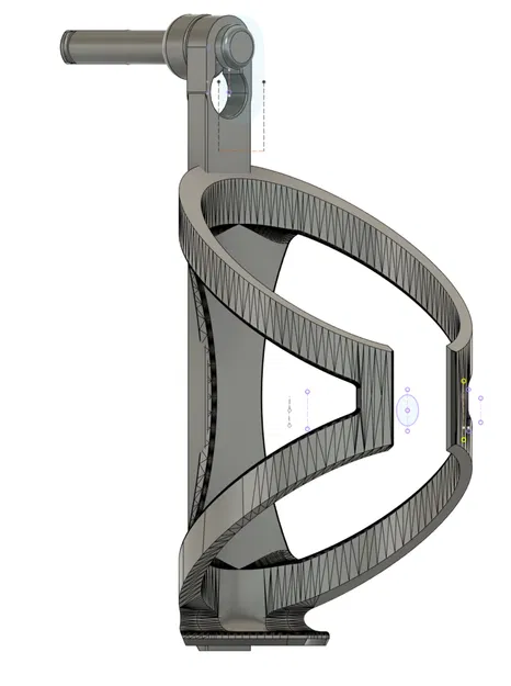 Ngàm gắn chai nước cho MotoCaddy S-Series (Bottle holder) - Image 1