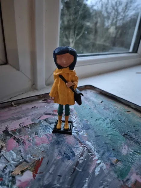 Mô hình tượng nhân vật Coraline (Coraline Figure Statue Model) - Image 1