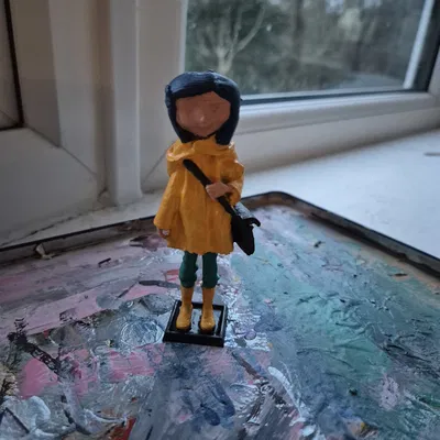 Mô hình tượng nhân vật Coraline (Coraline Figure Statue Model)