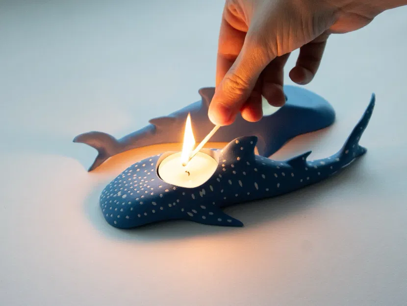 Giá Đỡ Nến Cá Nhám Voi - Series Sinh Vật Biển (Aquatic Life) - Image 1
