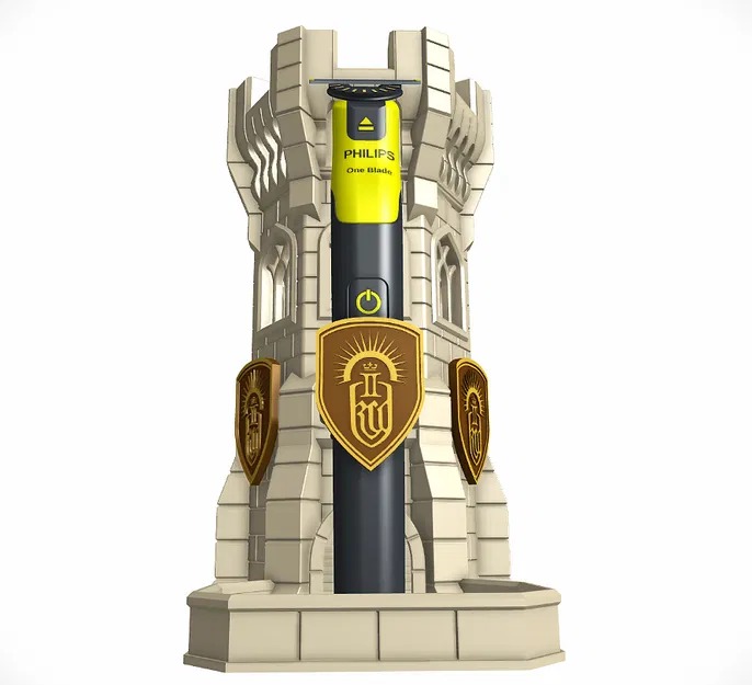 Giá đỡ Philips OneBlade Lâu Đài Trung Cổ (Medieval Castle) - Image 1