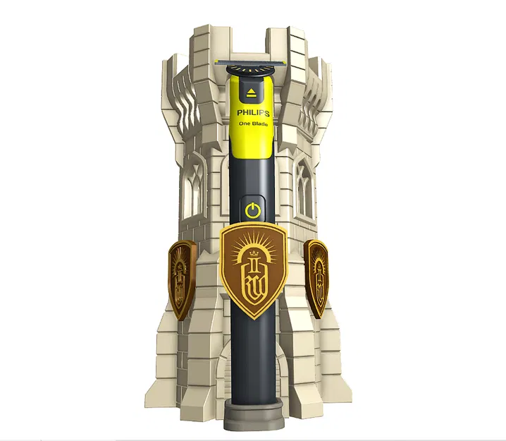 Giá đỡ Philips OneBlade Lâu Đài Trung Cổ (Medieval Castle) - Image 8