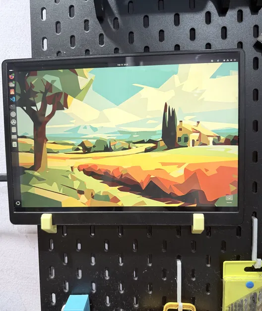 Giá gắn màn hình portable lên SKADIS (Portable Monitor SKADIS Mount) - Image 1