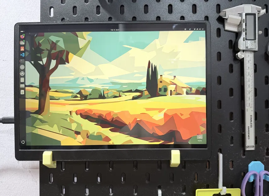 Giá gắn màn hình portable lên SKADIS (Portable Monitor SKADIS Mount) - Image 2