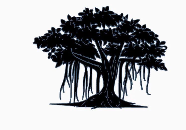 Tranh treo tường hình cây (Tree Wall Art) - Image 1