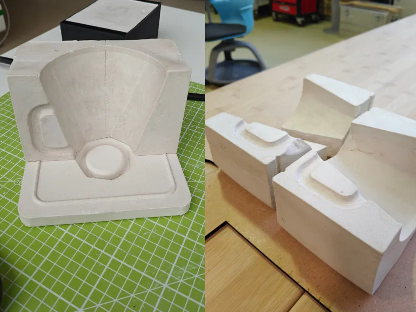 Khuôn thạch cao nhỏ để đúc cốc gốm - Image 1