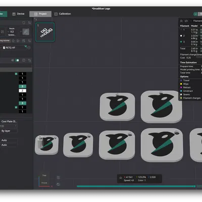 Móc Khóa Logo OrcaSlicer