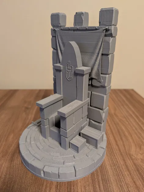 KCD Philips OneBlade Stone Throne Holder – Đế ngai đá phong cách trung cổ - Image 3