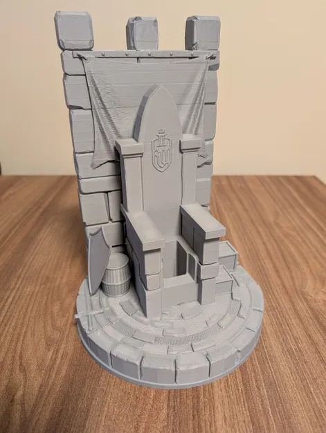 KCD Philips OneBlade Stone Throne Holder – Đế ngai đá phong cách trung cổ - Image 6