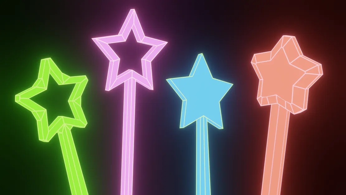 Đũa phép mini (Wands) in 3D - Image 1