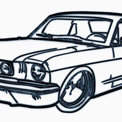 Tranh treo tường xe cổ (old car wall art)