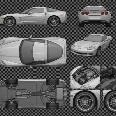 Mô hình Corvette C6