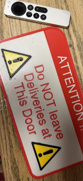 Bảng: KHÔNG ĐỂ HÀNG GIAO Ở CỬA NÀY - Image 1