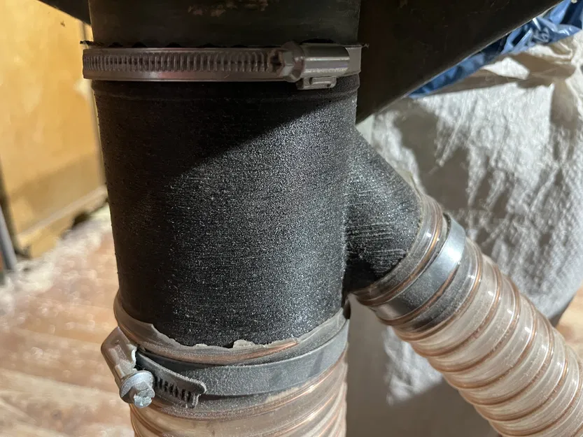 Đầu chia Y cho dust collector (TPU + PLA) double layer - Image 1