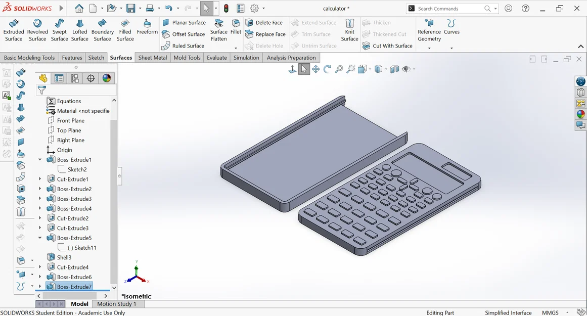 Máy tính (Calculator) – Mẫu 3D - Image 1