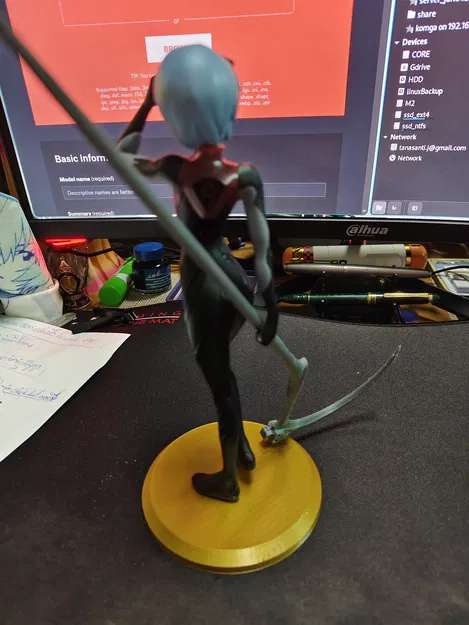 Phụ tùng cho Sega Evangelion Rei Ayanami Black Plug Suit Scythe - Image 3