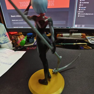 Phụ tùng cho Sega Evangelion Rei Ayanami Black Plug Suit Scythe