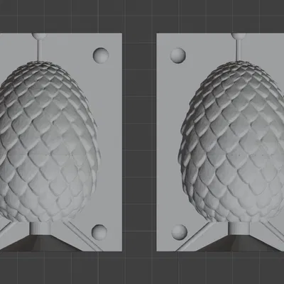 Khuôn trứng rồng làm xà phòng/nến (Dragon egg mold soap/candlle)