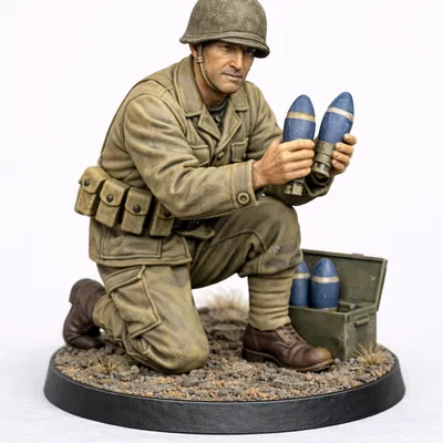 Đơn vị yểm trợ cối WW2 Mỹ cho Bolt Action