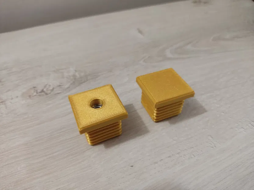 Nắp bịt ống vuông 30x30 (30x30 Square Tube end Cap) - Image 1