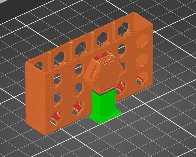 Khay treo nozzle Prusa Nextruder cho Honeycomb Storage Wall (HSW) - Image 2