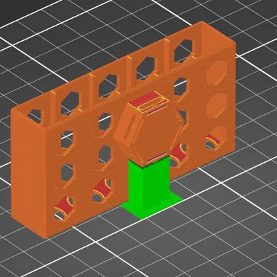 Khay treo nozzle Prusa Nextruder cho Honeycomb Storage Wall (HSW)