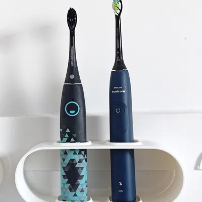 Giá treo bàn chải điện V2 (Phillips SoniCare/happybrush) - backplate tháo rời
