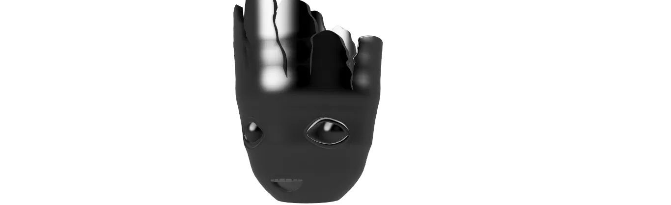 Baby Groot – Mô hình gương mặt thu nhỏ để trang trí - Image 1