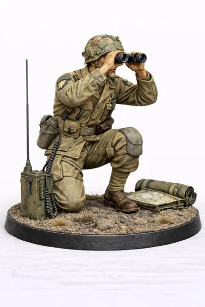 Bolt Action WW2 U.S. Spotter (28mm) - Image 1