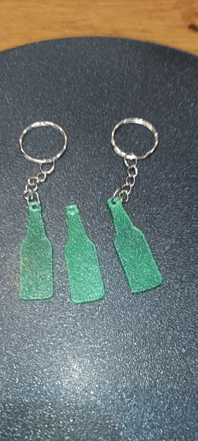 Móc khóa chai bia - beer bottle keychain (přívěšek na klíče pivní láhev) - Image 1