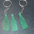 Móc khóa chai bia - beer bottle keychain (přívěšek na klíče pivní láhev) - Thumbnail 1