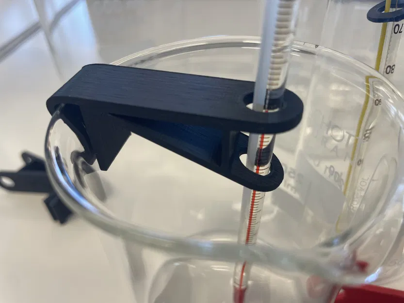 Kẹp giữ nhiệt kế cho beaker (Beaker Thermometer Holder) - Image 4
