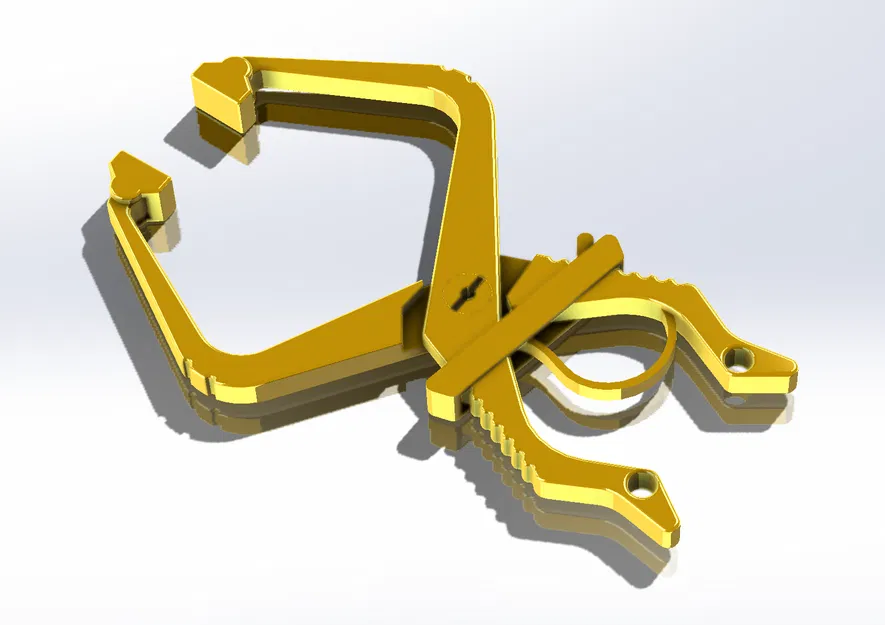 Kẹp lò xo cầm tay Bar3de (Bar3de Hand Spring Clamp) - Image 1