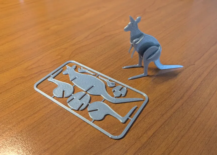 Skippy the Kangaroo Kit Card – Card kangaroo lắp ráp - Image 1