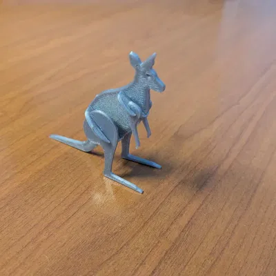 Skippy the Kangaroo Kit Card – Card kangaroo lắp ráp