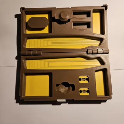 Hộp du lịch Philips OneBlade 360 dạng rương KCD2, khóa mở bằng chìa