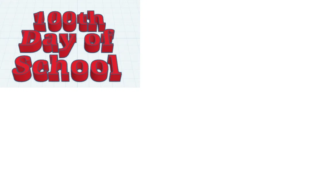 Dự án Chữ cái cho Ngày Học Thứ 100 (100th Day of School Letters Project) - Image 1