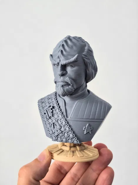 Tượng bán thân Worf (Worf bust) - Image 4
