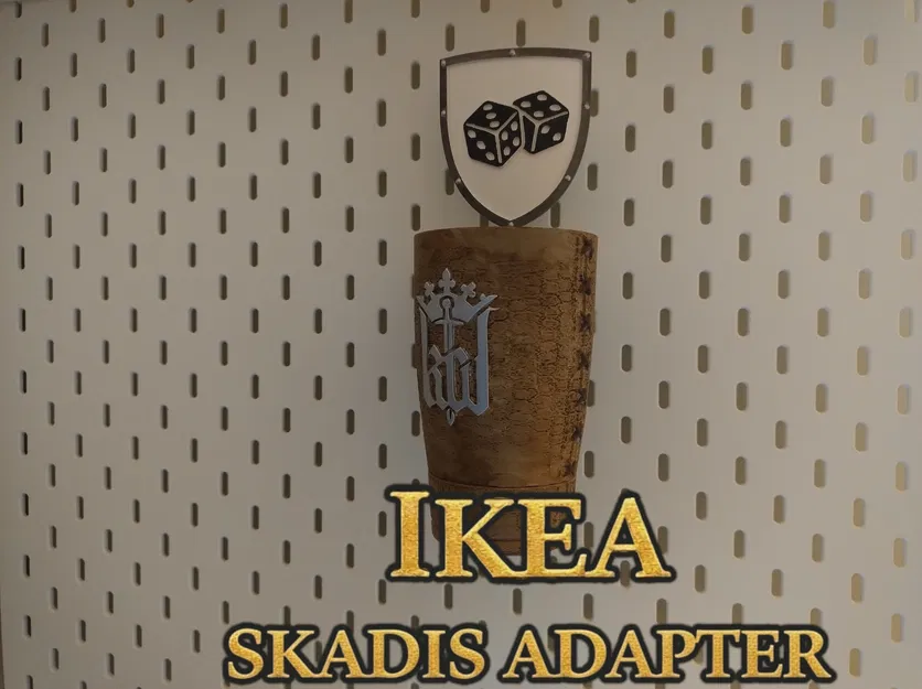 Ly xúc xắc KCD làm holder cho Philips OneBlade (gắn IKEA TISKEN/SKÅDIS) - Image 3