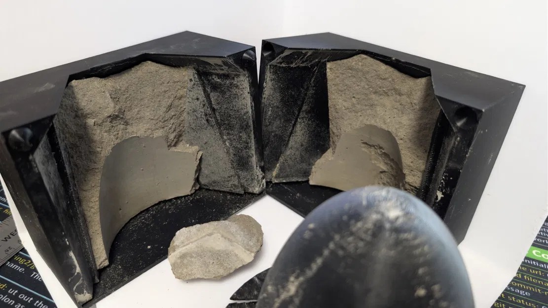 Khuôn Chậu Hình Học Hiện Đại – Thiết Kế 3 Mảnh In Không Cần Support - Image 1