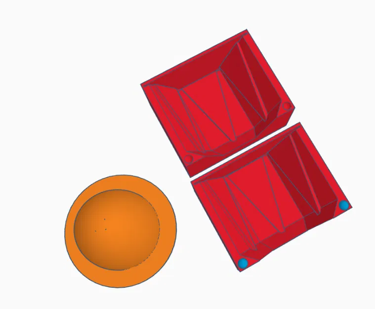 Khuôn Chậu Hình Học Hiện Đại – Thiết Kế 3 Mảnh In Không Cần Support - Image 7