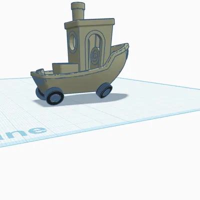 Car Benchy (Benchy gắn bánh xe)