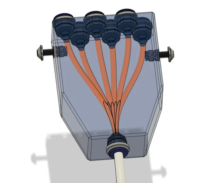 Hub / Merger Filament 6 vào 1 (6 to 1 Filament Hub / Merger) - Image 4