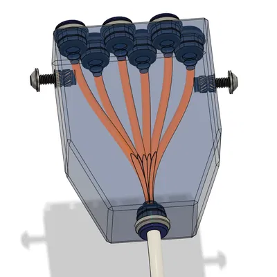 Hub / Merger Filament 6 vào 1 (6 to 1 Filament Hub / Merger)